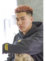 にもう&nbsp;パンクショートスキンフェードピンクカラー【神戸三宮/元町】Bs