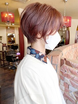 フェイバー 赤坂店(FAVOR) ショート×エアリーパーマ【パーソナルカラー診断オータム】