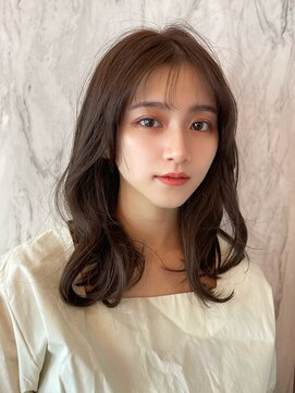 ルームバイシー 新宿(Loom. by Sea) 【Loom.林】くびれヘア/ショコラベージュ/ベビーバング/韓国ヘア