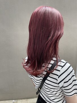 シアン(CYAN) #チェリーピンク#pink#ブリーチ