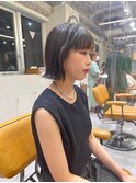 インナーカラーがアクセントなBOB