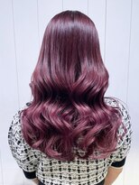 アルバム 新宿(ALBUM SHINJUKU)&nbsp;ラベンダーピンク_チェリーブラウンフェミニンロング_ba406701