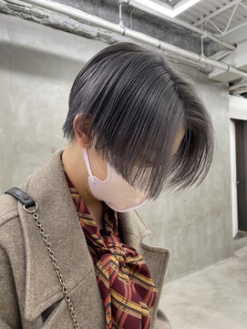 スー 渋谷(suu) シルバーアッシュカラーケアブリーチダブルカラー髪質改善