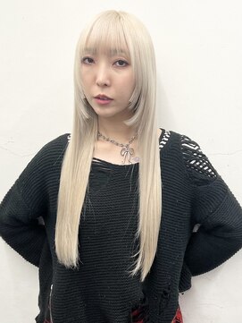 ココ 原宿(KOKO) 黒髪小顔クラゲヘアーオリーブグレーココアベージュ