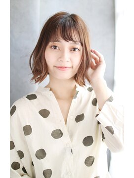 エトレプラスエヌ(ETTORE+n) 20代30代40代 かわいい前下がりボブ【西大寺】＃759