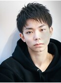 清潔感あるナチュラルハーフアップバング！【プレーンショート】
