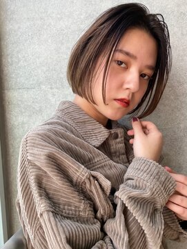 フュー 新小岩(few.) 黒髪/グレーベージュ/レイヤーロング/前髪パーマ[新小岩駅]