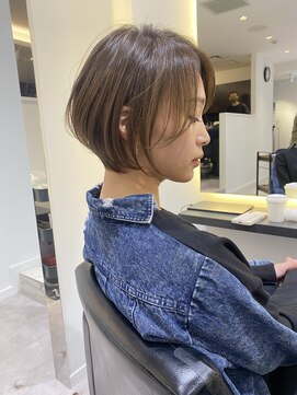 バンプ ギンザ(BUMP GINZA) くびれショート/マロンブラウン/大人ショートボブ／山口