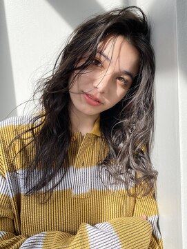 ニール シトロン 名古屋 伏見 丸の内(NEELU citron) 【Neelu_atsunori】センターパートとカジュアルしっかりウェーブ