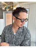 メンズパーマ短髪ツーブロック束感モテる
