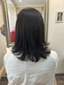 【新規様限定】似合わせカット+天然由来100%ヘナ(セミロング)1度染め　￥15400