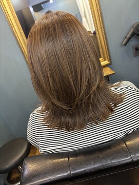 ユニコヘア(unico hair) オリーブ×ベージュ