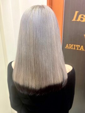 エターナルバイマティーナ(Eternal by MATINA) 【裾カラー☆シルバー×黒】 池袋美容室