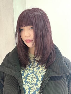 ヨーク(YOKE) 【YOKE】チェリーレッドワインレッドボルドーブリーチ無し暖色