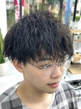 ビューブルー 亀戸錦糸町(VIEW BLUE) 縦落ちツイストスパイラル/波巻きパーマ/2wayマッシュショート