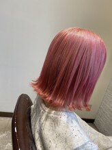 エイルヘアー トウカダイ(AYL hair toukadai) 外はねボブ　ハイトーン/ブリーチカラー/ツヤ感