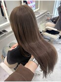 ブリーチなしで作るショコラベージュ