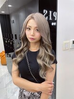 ラピス 渋谷本店(Lapis) ローライトエクステ/ホワイトグレージュ/シールエクステ