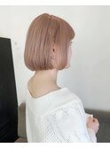 ハイトーンカラー×ナチュラルボブ/小倉