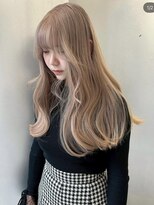 ペレ 梅田(PELE) くびれヘア/アプリコットオレンジ/夏のヘアアレンジ/梅田