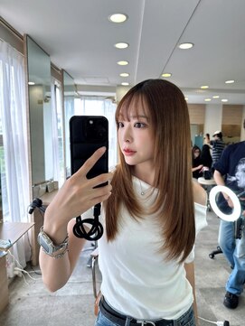 シェノン 夙川(CHAINON) 小顔カット/透明感カラー/韓国レイヤー/髪質改善/イメチェン