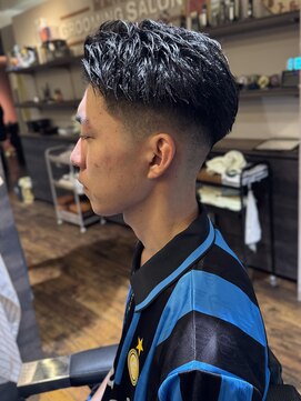 エクファフォーメン(EX-FA FOR MEN) サーフカール/スパイキーショート/ブルーブラック/瀬田