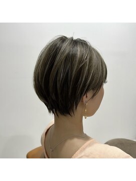 ネイロ 北千住(NeiRo) 小顔ショートボブカラー大人ショートボブひし形ショートカット