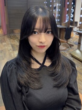 ガレリアエレガンテ 各務原店(GALLARIA Elegante) 各務原/韓国前髪小顔ミディアムレイヤーカット透明感