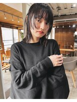 サンプラス(san+) 【柏原良亮】レイヤーボブ 切りっぱなしレイヤー