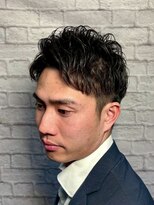 グレイスフルバーバー 赤坂見附店 アップバングツーブロック