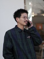 プールサイド(POOLSIDE)&nbsp;スパイキーショート　短髪パーマ　テーパーフェード　夏ヘア