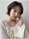 10代20代30代40代くびれボブレイヤーボブショコラブラウン
