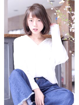 アメリシュシュ 柏(ameri chouchou) Ameri 柏 透明感あふれるシースルーボブ☆