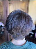 N+質感カット 髪質を活かしたエアリーマッシュ イメチェン