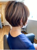 【Elsa元町・三宮】グレージュ×フェミニンショート
