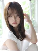 ナチュラルストレートヘア