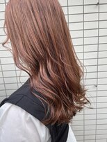 アンドティ ヘア 東久留米店(&.T HAIR) ピーチオレンジ/ニュアンスカラー