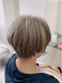 ヘア ポジション HAIR Position 能代店 ショート×ミルクティー