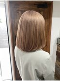 【SHUN】ミルクティーピンクベージュ
