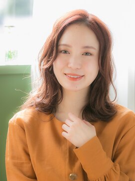 オモルフィ 練馬店(Omorfi) 【omorfi】ブラウンベージュ×毛先パーマ