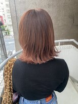 ユニバーストーキョー 池袋東口店(universe tokyo)&nbsp;ブリーチ無しダブルカラーピンクベージュ【池袋/池袋東口】