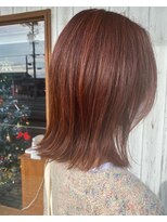 キートス ヘアーデザインプラス(kiitos hair design +) オレンジカラー