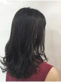 ＊ブリーチなし透明感カラーブルーグレージュアッシュグレー