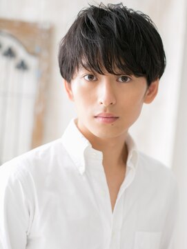 メンズヘア ビーセカンド 草加店(MENS HAIR B-2) ナチュラルパーマなモテ髪ウェットクラウドマッシュT草加