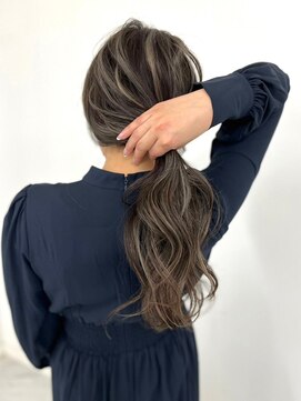 ジルブラン(JIL BLAN) ハイライトバレイヤージュダブルカラーケアブリーチ30代40代