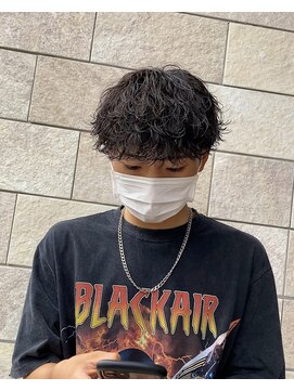 ロロネー 池田(Lolonois) 波巻きスパイラルパーママッシュショート無造作パーマツイスト