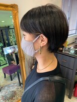 マイ ヘア デザイン 岡崎(MY hair design) 斜めバング/グレージュカラー/シルキーベージュ/岡崎