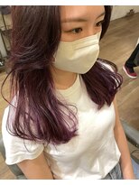 ベレッタ 枚方店(veretta.)&nbsp;縮毛矯正×インナーカラー 担当:ばば/顔周りレイヤー/韓国ロング