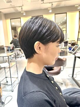 ラボー ノースプラザ店(LA'BO) 【LA'BO三浦】黒髪コンパクトショート