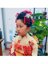 トム ヘアー(Tom hair)&nbsp;七五三　日本髪アレンジ